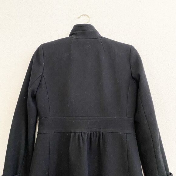Elegant Black Women's Coat - Picture 9 of 13